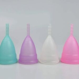 Menstrual Cups - Blue, Purple, White, Pink